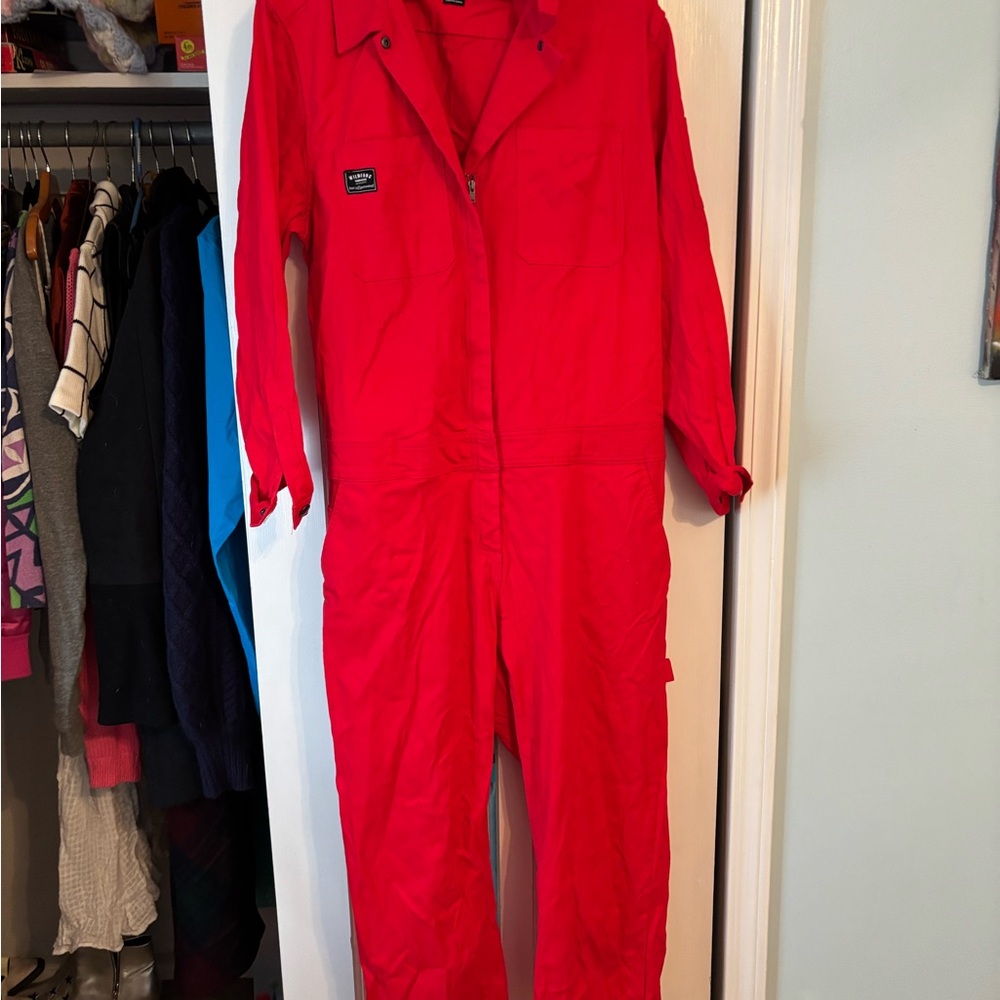 Wildfang Red Jumpsuit